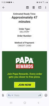 消费者评论 - 食品安全 Papa Johns Pizza, Biscayne Boulevard, Miami, FL, USA This weekend Papa John's beef and bacon pizza M... 照片 #2