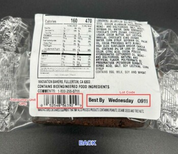Food Recall 7-Eleven Fudge Brownie  - recalled due to undeclared walnuts Innovation Bakers, LLC is issuing a vol... photo #2