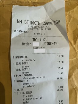 Verbraucherbewertung – Lebensmittelsicherheit Stinkin Crawfish of North Hills, Sepulveda Boulevard, North Hills, CA, USA After ordering crab, oyst... Foto #2