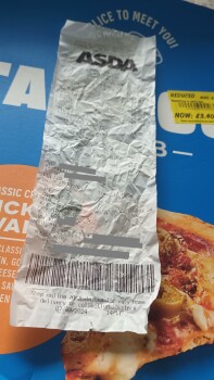 Consumer Review - Food Safety Asda Torquay Supermarket, Regent Close, Newton Road, Torquay, UK Was sold a chicken pizza that was f... photo #6