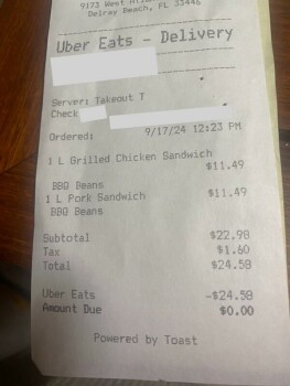 Consumer Review - Food Safety Lucille's Bad to the Bone BBQ, West Atlantic Avenue, Delray Beach, Florida, USA Five hours after eat... photo #4