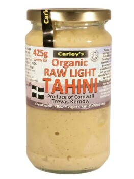 Retiro de alimentos Carley’s Organic Light Raw Tahini - recalled due to the presence of pieces of metal Carley’s are rec... foto #2