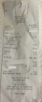 Avis du consommateur - Sécurité alimentaire Dog House Grill, East Shaw Avenue, Fresno, CA, USA I picked up takeout that consisted of a BBQ Tri-t... photo #3