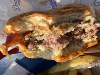 Consumer Review - Food Safety Dodger Stadium, Vin Scully Ave, Los Angeles, CA, USA September 21, 2024 Undercooked red meat photo #2