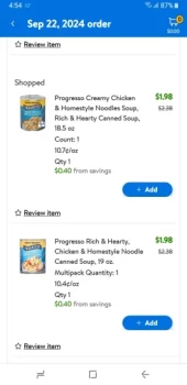 消费者评论 - 食品安全 Walmart Supercenter, West Owen K Garriott Road, Enid, Oklahoma, USA Today Progresso Canned chicken S... 照片 #4