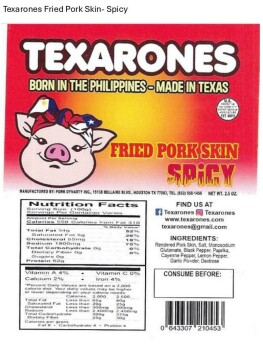Food Recall RTE Fried Pork Skin Products recalled due to undeclared allergen Pork Dynasty Inc. is recalling read... photo #3