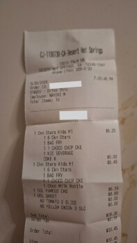 Reseña del consumidor - Seguridad alimentaria Carl’s Jr., Palm Drive, Desert Hot Springs, CA, USA I ate a calrs jr burger around 7:00 pm called th... foto #2