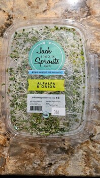 Food Recall Jack & the Green Sprouts brand Alfalfa and Alfalfa & Onion - recalled due to Listeria monocytogenes... photo #3
