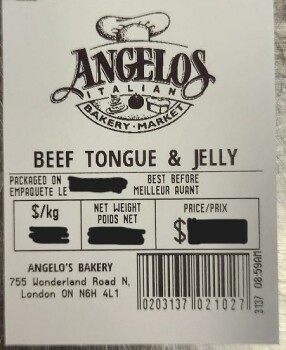 نذكر الطعام Beef Jelly Tongue Products - recalled due to Listeria monocytogenes The Canadian Food Inspection Age... صورة فوتوغرافية #6