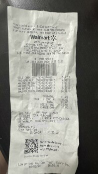 Reseña del consumidor - Seguridad alimentaria Walmart Supercenter, East Hallandale Beach Boulevard, Hallandale Beach, FL, USA We bought "tradition... foto #3