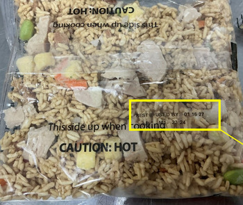 Food Recall Ajinomoto and Trader Joe's Chicken Fried Rice products recalled due to Foreign Matter Contamination... Foto #13