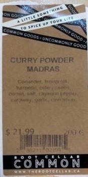 Food Recall Multiple brands of Curry Powder Madras recalled due to Undeclared Mustard Islands West Manufacturers... photo #4