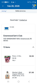 Consumer Review - Food Safety Sam's Club, Windhorst Way, Greenwood, IN, USA My 3 kids and I all ate the Member's Mark homestyle ch... photo #2