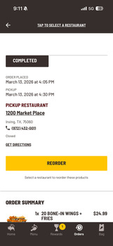 Verbraucherbewertung – Lebensmittelsicherheit Buffalo Wild Wings, Market Place Boulevard, Irving, TX, USA I ordered lemon pepper wings, with onion... Foto #2