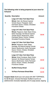Reseña del consumidor - Seguridad alimentaria Domino's Pizza, 13110 Central Avenue Southeast, Albuquerque, NM, USA 3/14/2026 Dominos pizza Pizza w... foto #3