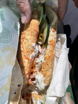 Consumer Review - Food Safety Subway, Tweedy Boulevard, South Gate, CA, USA 3522 tweedy blvd 

My order is completely different.... photo #1