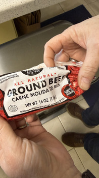 Consumer Review - Food Safety Walmart Gresham Market, East Powell Boulevard, Gresham, OR, USA Cooked a pound of hamburger 73/27 th... photo #2
