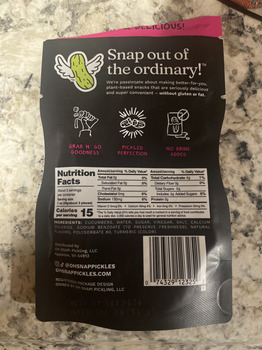 Consumer Review - Food Safety Kroger, Murfreesboro Road, Franklin, TN, USA After eating a pack of sassy bites pickles after work I... photo #2
