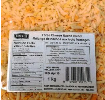 Retiro de alimentos Multiple brands of Cheese Products recalled due to Listeria Monocytogenes Gay Lea Co-operative Ltd.... foto #1