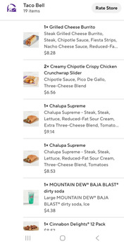 Consumer Review - Food Safety Taco Bell, 2190 South 26th Street, Lafayette, IN, USA Yesterday Taco bell steak This was 2 person or... photo #2