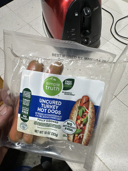 Consumer Review - Food Safety Ralphs, South Sunrise Way, Palm Springs, CA, USA Today Simple truth uncured turkey hot dog My senior... photo #1