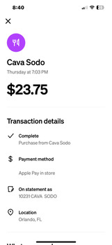 Reseña del consumidor - Seguridad alimentaria CAVA, E Michigan Street, Orlando, FL 32806, United States I have purchased cava for the first time T... foto #2