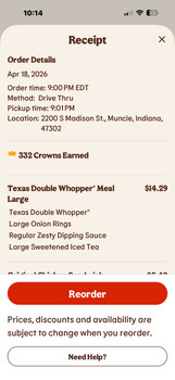 Avis du consommateur - Sécurité alimentaire Chicken sandwich, Muncie, IN, USA My symptoms started halfway through my meal after I began eating a... photo #1