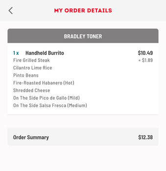 Reseña del consumidor - Seguridad alimentaria Cafe Rio Fresh Modern Mexican, North Frank Lloyd Wright Boulevard, Scottsdale, AZ, USA Steak was gum... foto #2