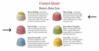 Retiro de alimentos French Broad Chocolate Bette's Bake Sale Bonbon Collection recalled due to Undeclared Allergens Upda... foto #1