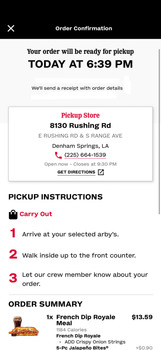 مراجعة المستهلك - سلامة الغذاء Arby's, Rushing Road East, Denham Springs, LA, USA Me and my wife and toddler ate at Arby’s yesterda... صورة فوتوغرافية #1