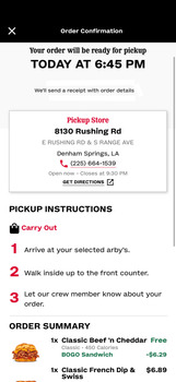مراجعة المستهلك - سلامة الغذاء Arby's, Rushing Road East, Denham Springs, LA, USA Me and my wife and toddler ate at Arby’s yesterda... صورة فوتوغرافية #2