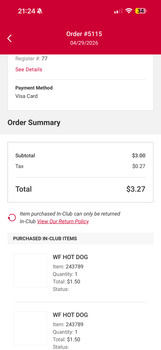 مراجعة المستهلك - سلامة الغذاء BJ's Wholesale Club, Lowes Way, Carmel, IN, USA My buddy and I both got severe food poisoning after... صورة فوتوغرافية #1
