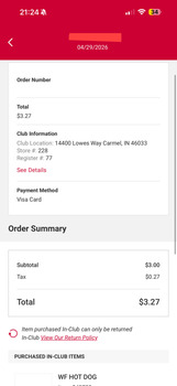 مراجعة المستهلك - سلامة الغذاء BJ's Wholesale Club, Lowes Way, Carmel, IN, USA My buddy and I both got severe food poisoning after... صورة فوتوغرافية #2