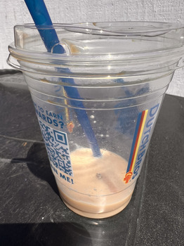 Consumer Review - Food Safety Dutch Bros Coffee, South Airport Way, Manteca, CA, USA 4/29/26 Dutch bros carmelizer blended drink M... photo #2