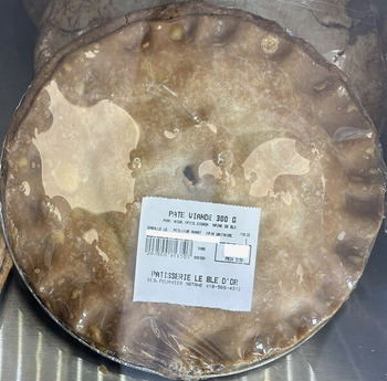 Food Recall Patisserie Le Ble D'Or Various Pâtés recalled due to Undeclared Allergens Le blé d'or, boulangerie e... Foto #5
