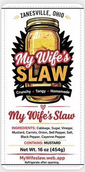 Reclame de Alimentos Original and Jalapeno Heat Coleslaw Products recalled due to Safety Concerns My Wife’s Slaw, a compa... foto #2