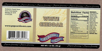 Reclame de Alimentos Williams Sonoma, Fireworks Popcorn White Cheddar Seasoning recalled due to Salmonella Jonco Industri... foto #2