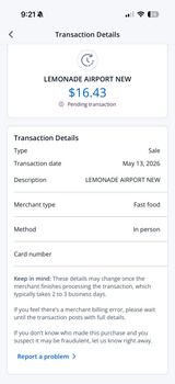 Reseña del consumidor - Seguridad alimentaria Concourse D, North Terminal Parkway, Atlanta, GA, USA Restaurant was called “Lemonade” with fresh ju... foto #3