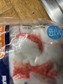 مراجعة المستهلك - سلامة الغذاء Walmart Supercenter, North Lee Street, Forsyth, GA, USA I opened a fresh pack of louis kemp crab del... صورة فوتوغرافية #3