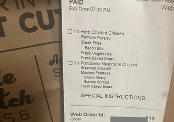 Consumer Review - Food Safety Texas Roadhouse, U.S. 287, Fort Worth, TX, USA Both my husband and I are having really bad stomach p... photo #2