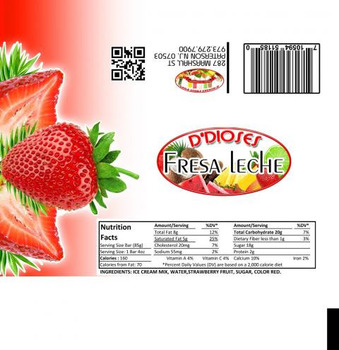Food Recall D’Dioses Fruit popsicles recalled due to Undeclared Ingredients DE DIOS’S ICE POPS II LLC is volunta... Foto #13