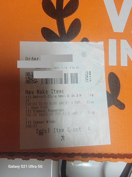 Consumer Review - Food Safety Little Caesars Pizza, West Main Street, Sterling, CO, USA I got pizza on 5/27/2026 and a order of BB... photo #3