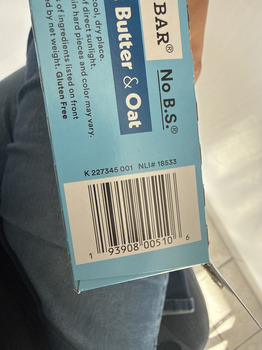 Verbraucherbewertung – Lebensmittelsicherheit RXBAR Nut Butter & Oat, Fresno, CA, USA Sweating and stomach cramping . Foto #2