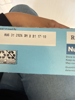 Verbraucherbewertung – Lebensmittelsicherheit RXBAR Nut Butter & Oat, Fresno, CA, USA Sweating and stomach cramping . Foto #3