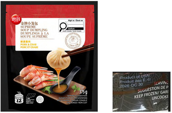 Retiro de alimentos Frozen Pork and Crab Soup Dumpling Products recalled due to Undeclared Allergens Synear Foods USA, L... foto #4