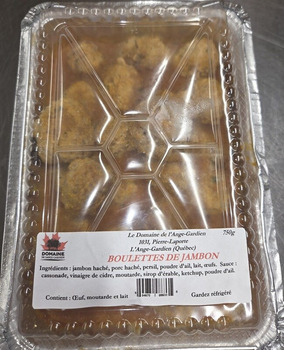 Rappel d'aliments Domaine de l'Ange-Gardien Various Products recalled due to Undeclared Allergens Domaine de l'Ange-Ga... photo #2