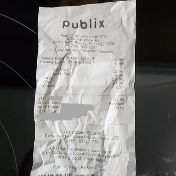 Consumer Review - Food Safety Publix Super Market at Eagle Landing, Bayshore Road, North Fort Myers, FL, USA I bought Panera Lobst... photo #3