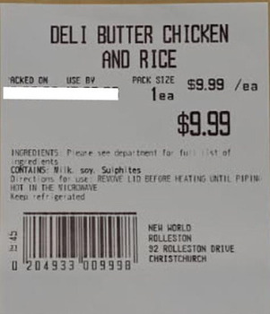 Reclame de Alimentos NW Kitchen Deli Meals recalled due to Glass Contamination New World Greymouth and New World Rollesto... foto #4