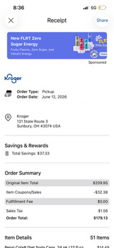 Verbraucherbewertung – Lebensmittelsicherheit Kroger, Ohio 3, Sunbury, OH, USA I had an uncrushable for lunch on Monday, June 15th, and approximat... Foto #2