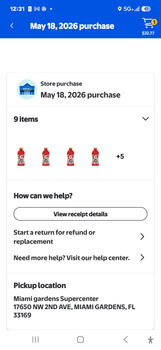 مراجعة المستهلك - سلامة الغذاء Walmart Supercenter, 17650 Northwest 2nd Avenue, Miami Gardens, FL, USA Causes dizziness euphoria dr... صورة فوتوغرافية #3